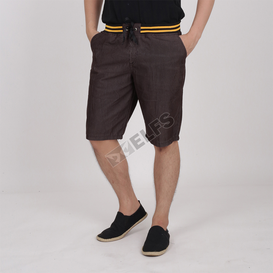  CELANA  JOGGER PRIA PENDEK  KODORAI SWEAT PANTS COKLAT  TUA  