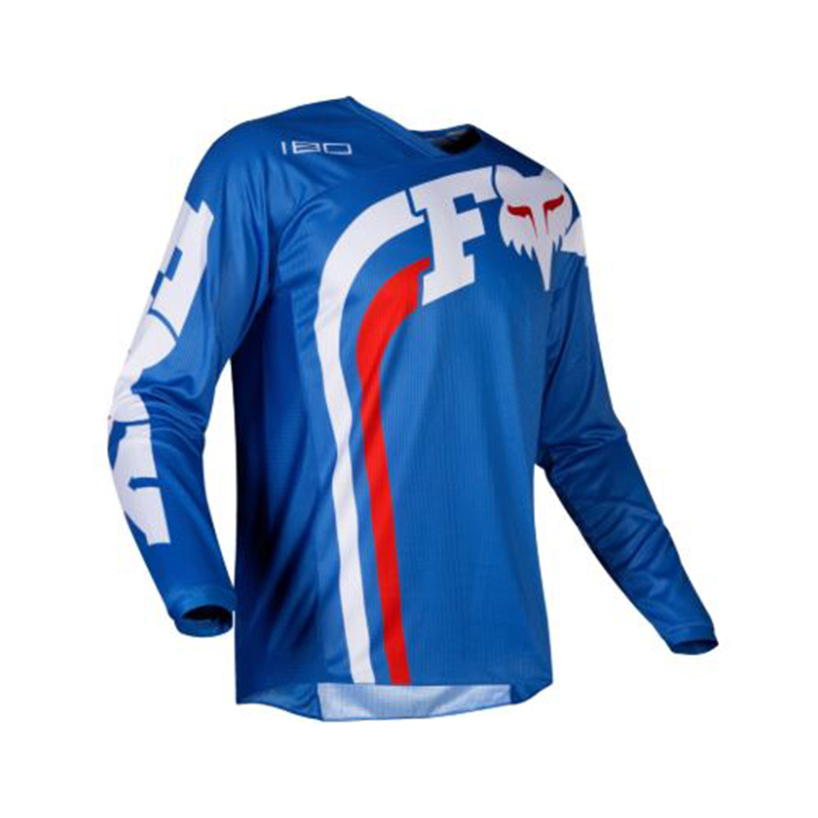 Jersey Motorcross MTB lengan  panjang  FOX  Kaos  Sepeda 