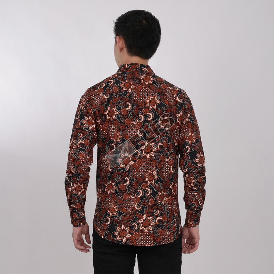 KEMEJA PRIA BATIK SONGKET LENGAN PANJANG SLIMFIT TERMURAH ...