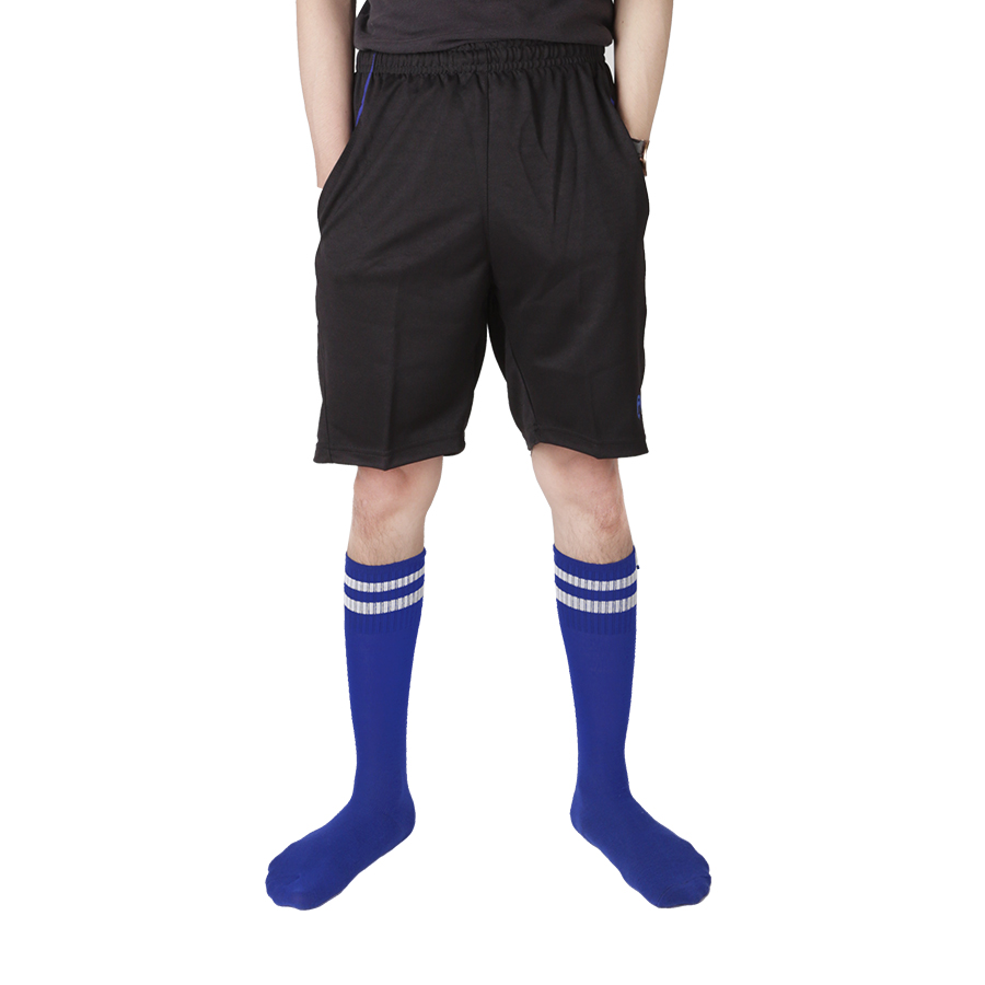  Kaos  Kaki  Futsal Sepakbola Cotton Sport Socks Biru Tua 