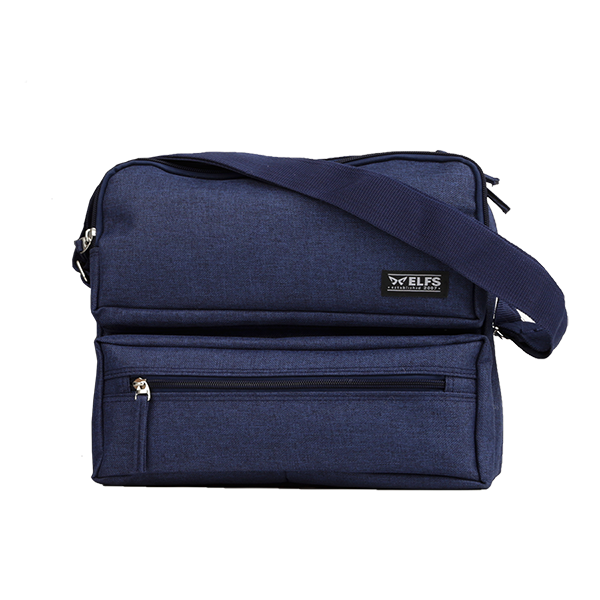  Tas  Selempang  Messenger Bag Urban Biru Dongker TAS  