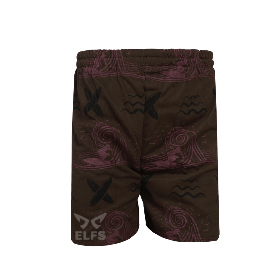 BOXER MOTIF Celana Pendek Santai Pria Boxer Rumahan Bahan Kaos Motif 02 Coklat Tua 1 cdb_boxer_motif_02_ct0