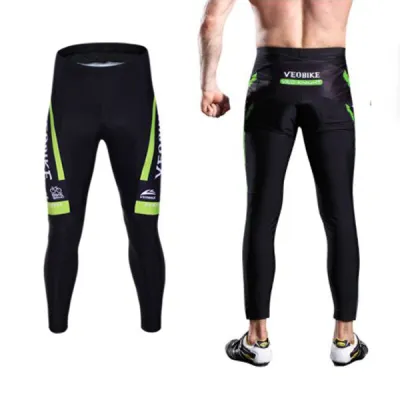 CELANA TRAINING PANJANG CELANA SEPEDA PANJANG PADDING 3D GEL VEOBIKE CYCLING PANTS HIJAU MUDA 3 cds_veobike_gel_panjang_im_2