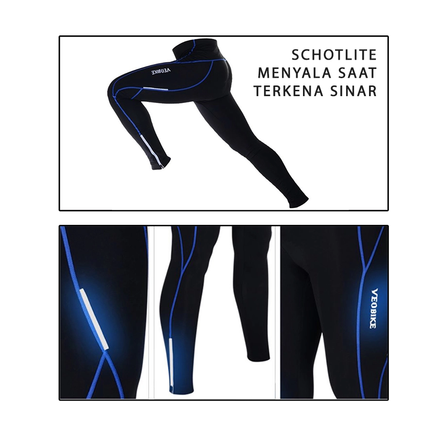 CELANA TRAINING PANJANG Celana Sepeda Panjang Padding 3D Gel Scotchlite Veobike Cycling Pants Biru Tua 3 cds_veobike_gel_scotchlite_panjang_bt2