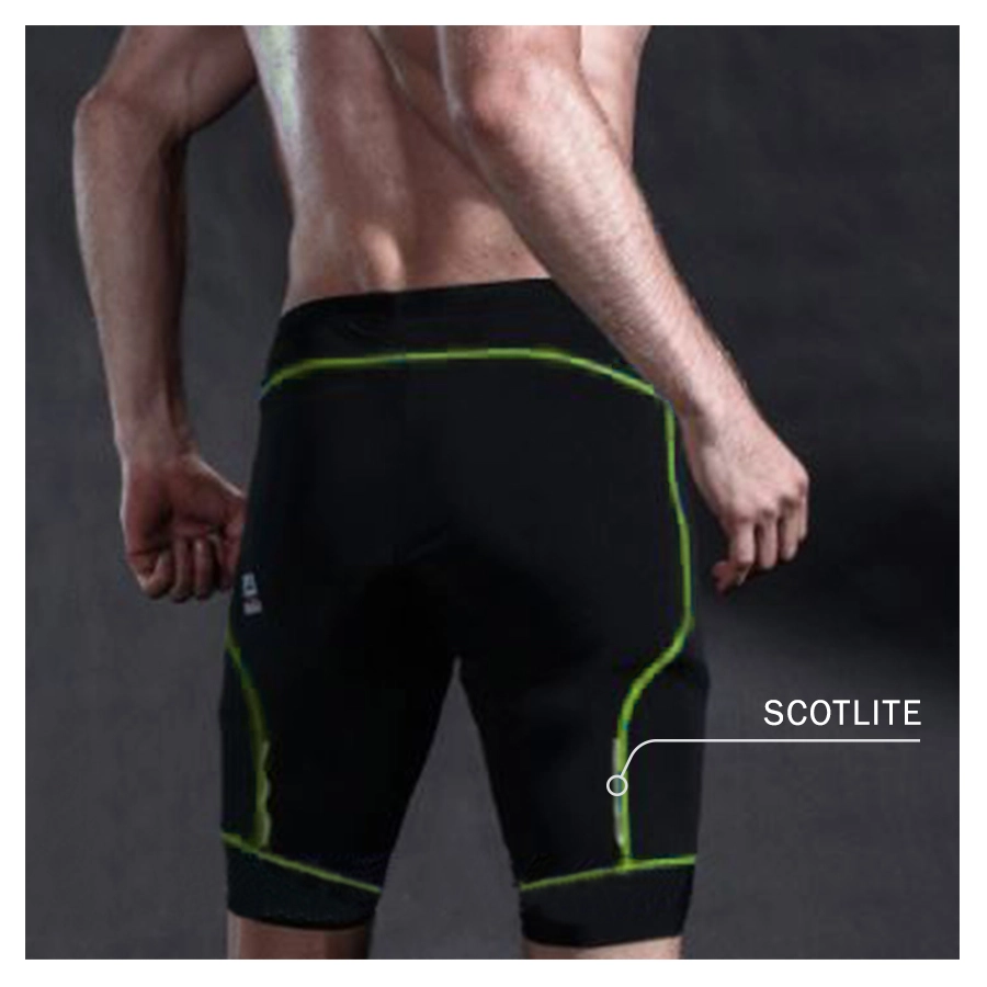 CELANA TRAINING PENDEK Celana Sepeda Padding 3D Gel Veobike Cool Max Scothlite Cycling Shorts Hijau Muda 4 cds_veobike_gel_scotchlite_pendek_im3