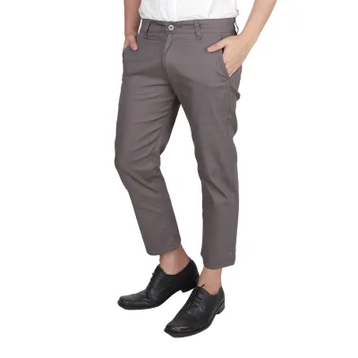 CELANA PANJANG FORMAL Celana Panjang Pria Slimfit Cropped Chino Pants Abu Tua 1 cjb_chino_cropped_simple_at0