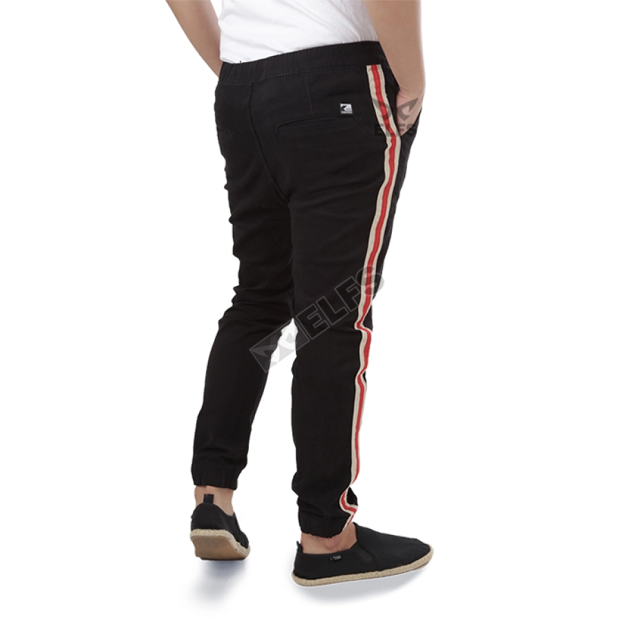 CELANA PANJANG CASUAL Celana Jogger Panjang Katun List 3 Stripe Hitam 2 cjj_jogger_cotton_list_3_stripe_hx_1_copy