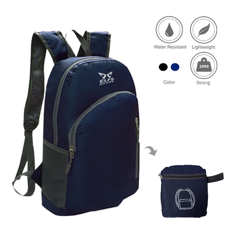 DAY PACK Tas Ransel Lipat Anti Air 20L Foldable Water Resistant Backpack 1AZD04 ELFS Biru Dongker 1 daypack_move_20l_navy_0