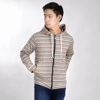 HOODIE TERRY  Hoodie Pria Salur Jaket Terry Zipper Sweater Murah 07 Merah Maroon 1 hlpls_salur_07_mo0