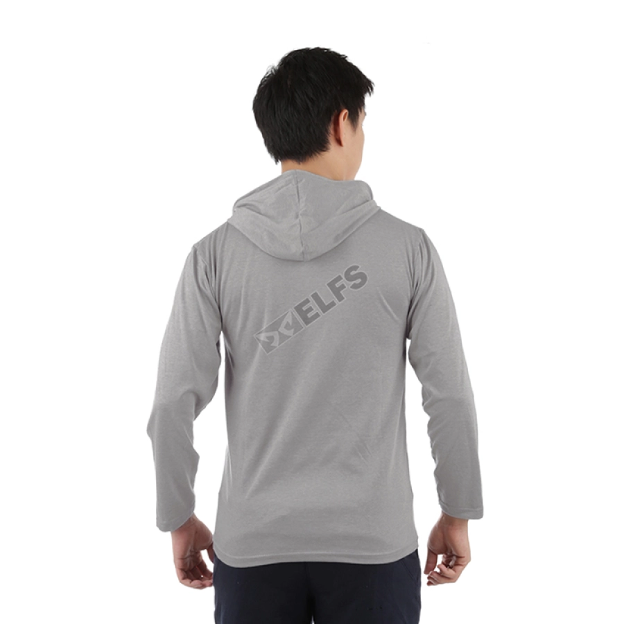 LENGAN PANJANG HOODIE Kaos Hoodie Pria Lengan Panjang Misty Longsleeves Hoody Abu Muda 2 okj_kaos_hoodie_misty_am_1