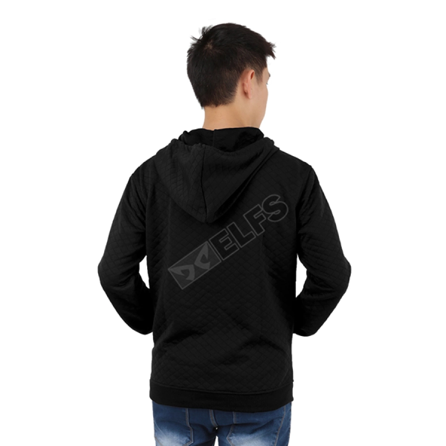 Kaos Hoodie  Pria  Lengan Panjang Wafer Longsleeves Hoody 