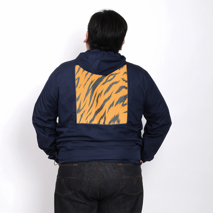 HOODIE & JAKET PARASUT Hoodie Pria Jumbo Parasut Patch Tiger Oversize Jaket Biru Dongker 2 parasut_macan_1