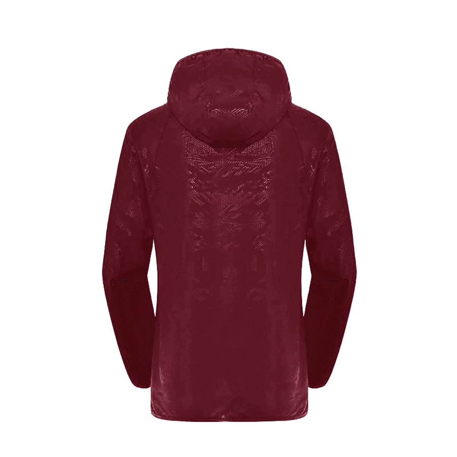 Jaket Pria  Lipat  Parasut Water Resistant Simple Maroon 