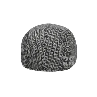 TOPI PELUKIS FLATCAP WOOL PREMIUM PAINITER HAT TOPI PELUKIS PRIA DEWASA SENIMAN IMPORT ABU MUDA SLS02 3 to1_flatcap_wool_sls02_am2