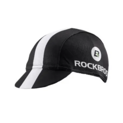 TOPI RIMBA / MANCING Elfs - Topi Sepeda Rockbros Cycling Cap Breathable Quick Dry Bike To Work Hitam 15 1 to1_sepeda_garis_putih_hx0