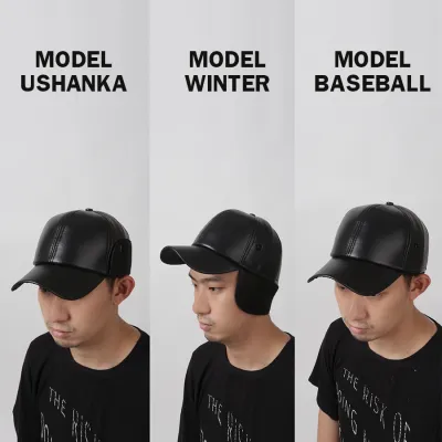 BASEBALL POLOS BAHAN LAINNYA Topi Ushanka Russian Baseball Cap 3in1 Winter Bomber Hat 2 to1_winter_basebaball_cap_3in1_hx1