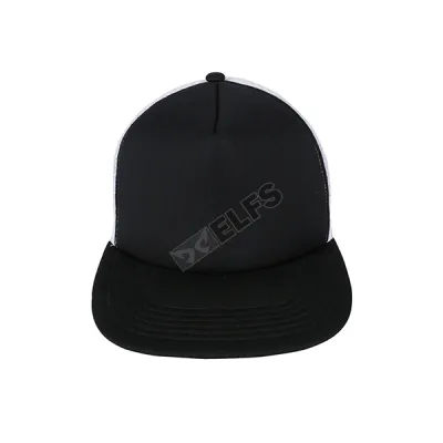 Topi Snapback Polos Jaring Hitam Putih | SNAPBACK JARING