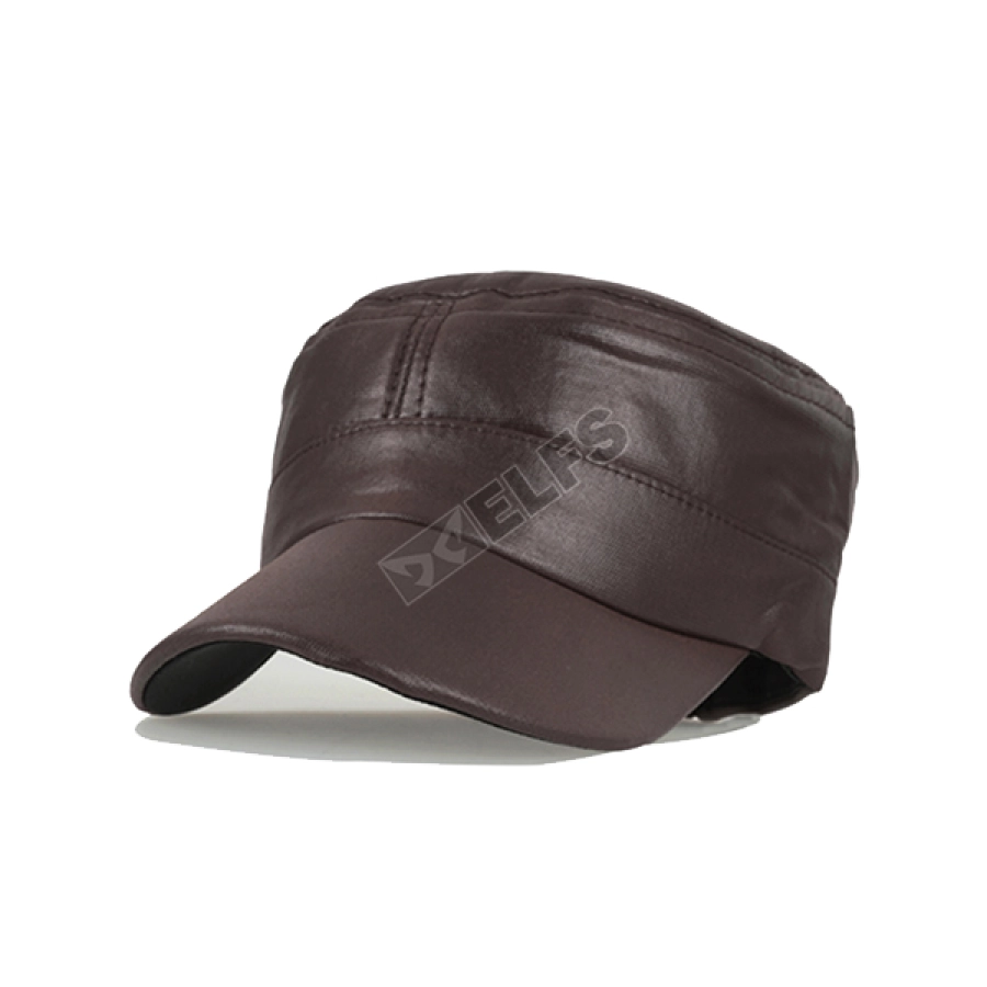 TOPI KOMANDO Topi Komando Military Cap Metallic Polos Coklat Tua 1 to3_komando_metallic_ct_0_copy