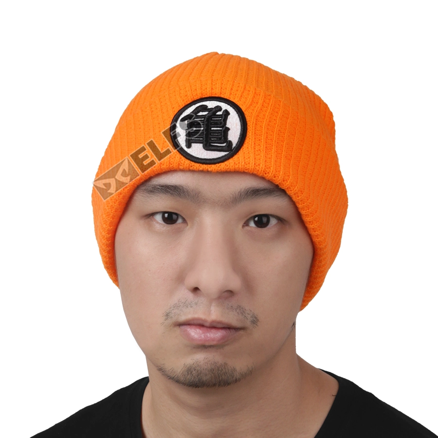 orange knit hat