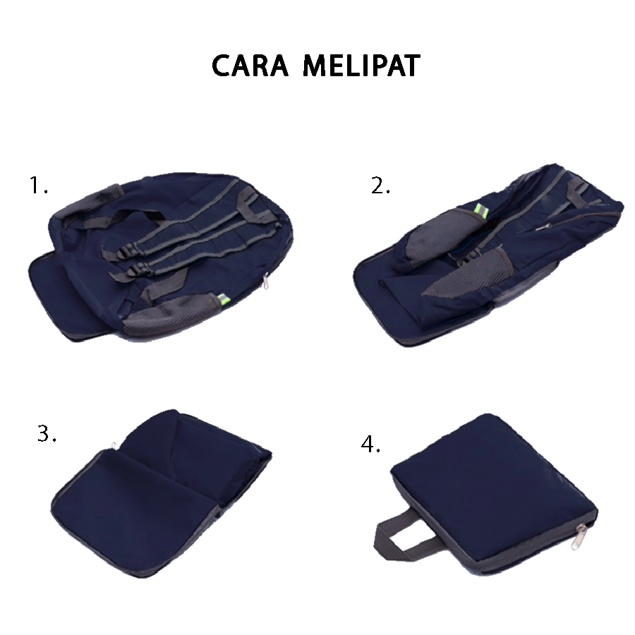 DAY PACK TAS RANSEL LIPAT ANTI AIR 25L FOLDABLE BACKPACK 029 ELFS ABU TUA 4 trim_water_resistant_lipat_029_3