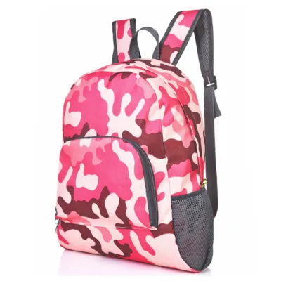 DAY PACK TAS RANSEL LIPAT ANTI AIR 25L FOLDABLE BACKPACK 029 ELFS ARMY PINK MUDA  2 trim_water_resistant_lipat_029_army_pm1