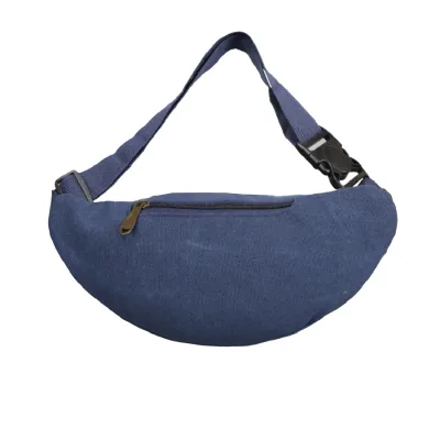 TAS PINGGANG Tas Pinggang Selempang Canvas Waist Bag 820 Biru Dongker 4 trm_waist_canvas_820_bd3