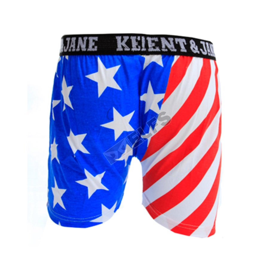 Boxer Pria Dewasa Celana Dalam Santai Captain America Biru Tua | BOXER