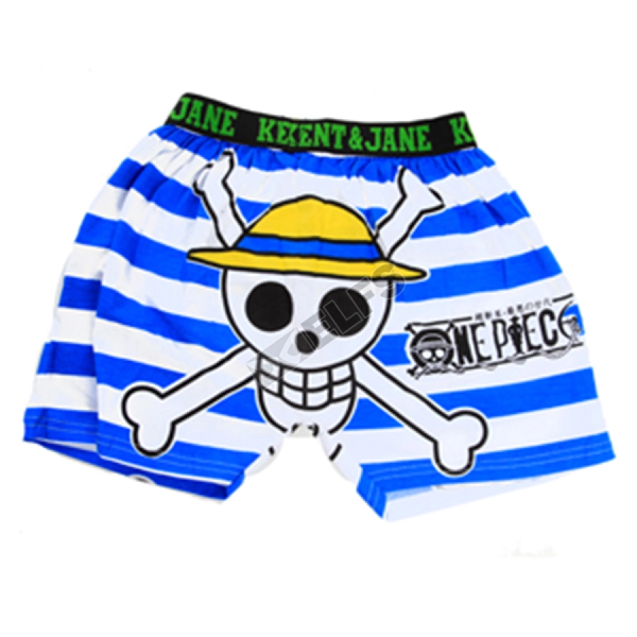 BOXER MOTIF Boxer Pria Dewasa Celana Dalam Santai One Piece Pirates Biru Tua 2 xk_one_piece_pirates_bt_1